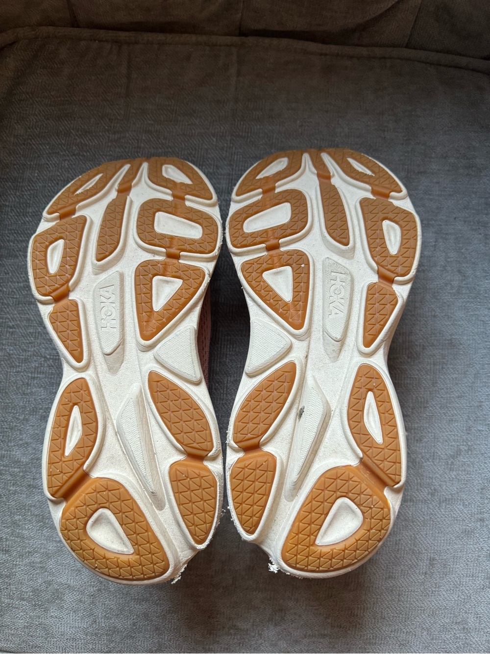 Hoka One One Women's Peach/cream Cushion Running Shoe - Picture 6 of 7